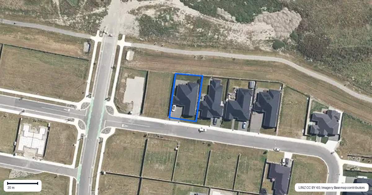 Property context map for 5 Cam Mill Place, Rangiora