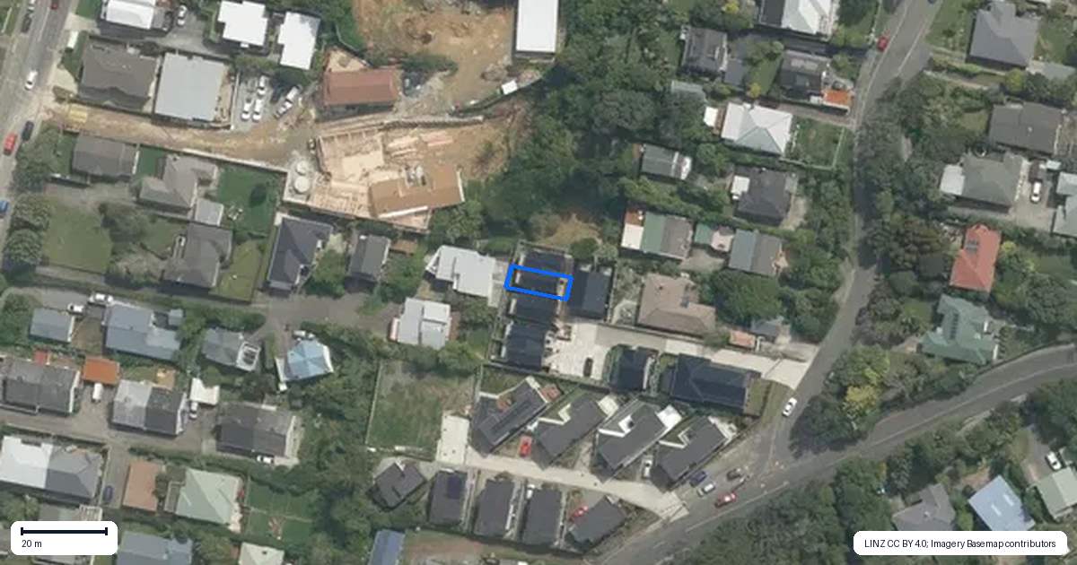 Property context map for 6/1 Robert Street, Newlands, Wellington