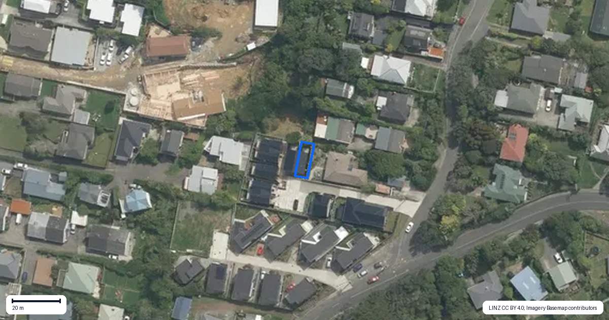Property context map for 9/1 Robert Street, Newlands, Wellington