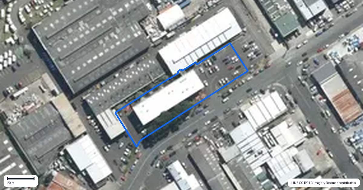 Property context map for 51 Huia Road, Otahuhu, Auckland
