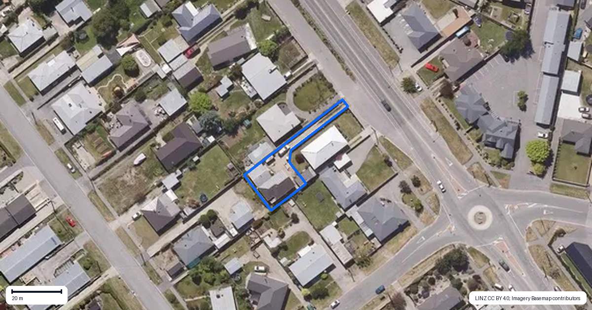 Property context map for 128A Centennial Avenue, Alexandra