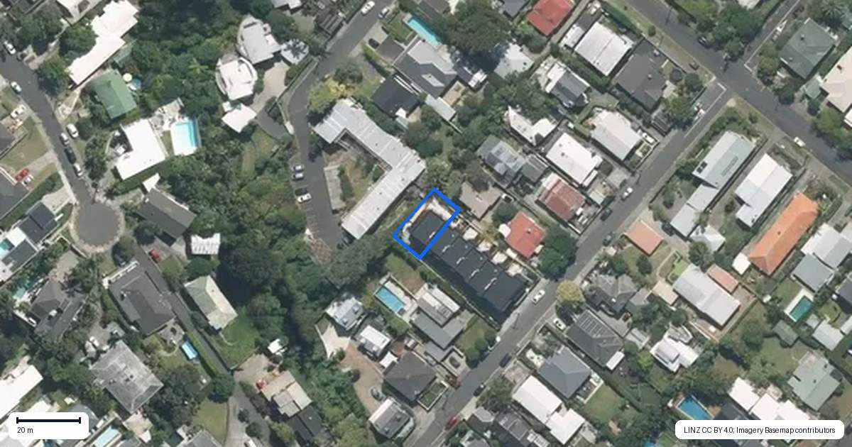 Property context map for 8F Webber Street, Westmere, Auckland