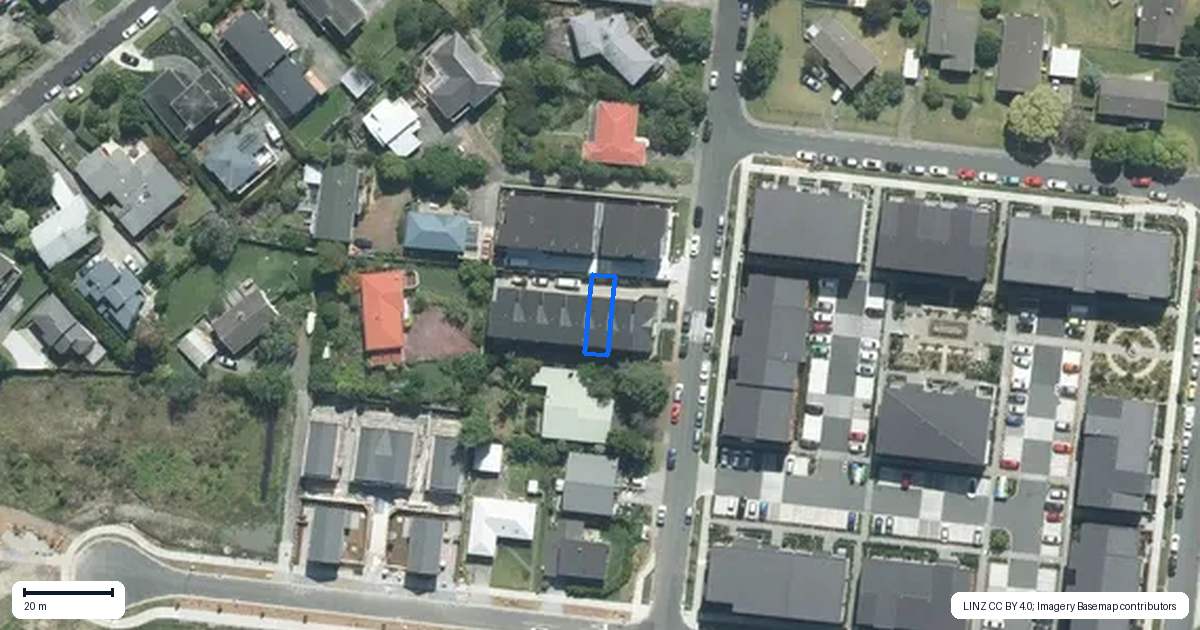Property context map for 3/30 Potter Avenue, Northcote, Auckland
