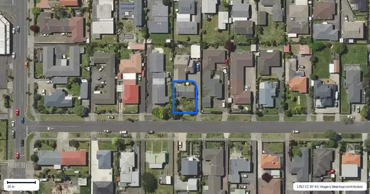 Property context map for 43B Robertson Street, Glenholme, Rotorua