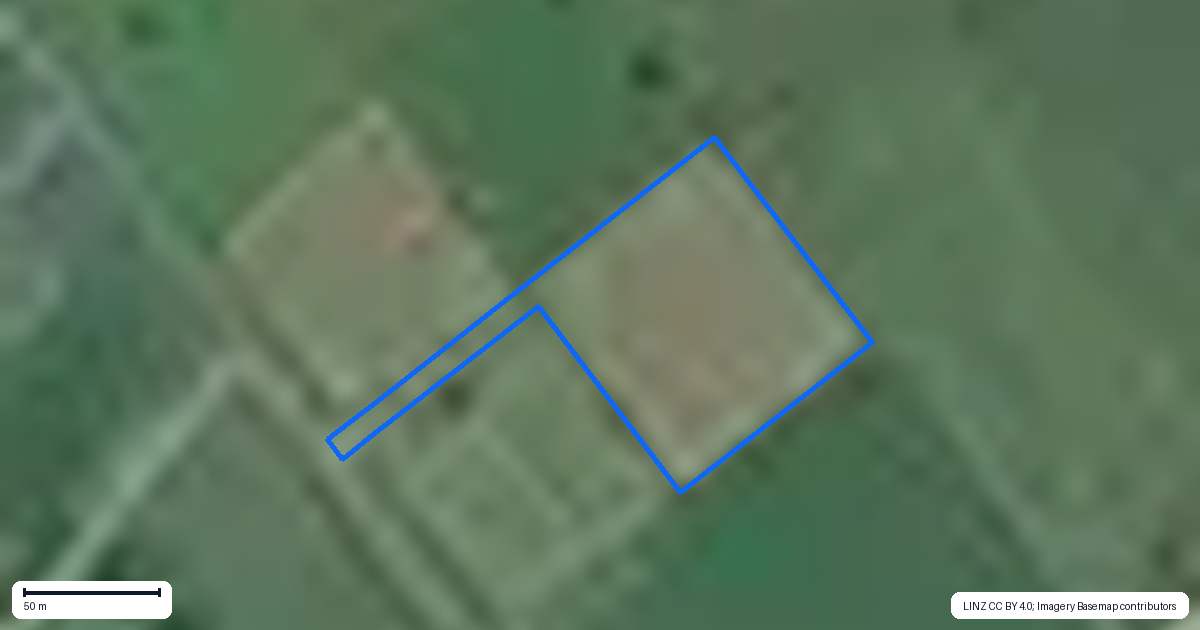 Property context map for 502A Tenfoot Road, Taupiri