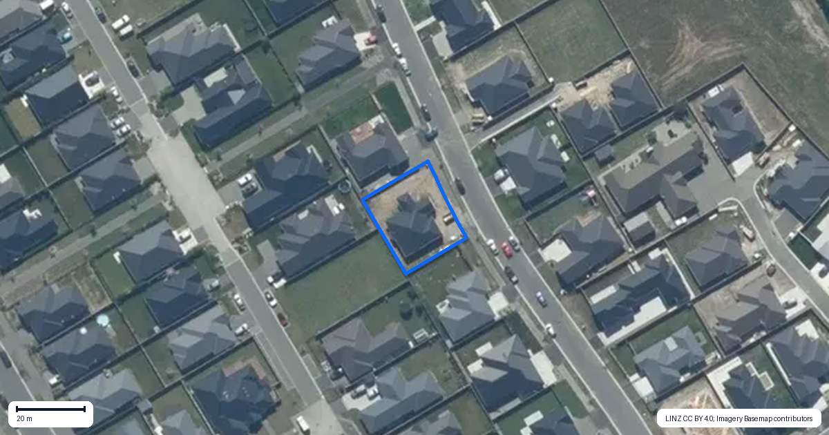 Property context map for 9 Radar Drive, Rolleston