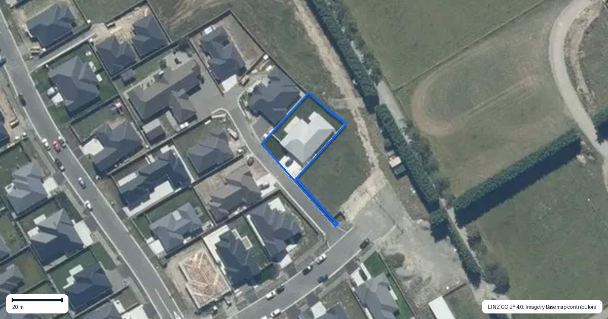 Property context map for 4 Forton Lane, Rolleston