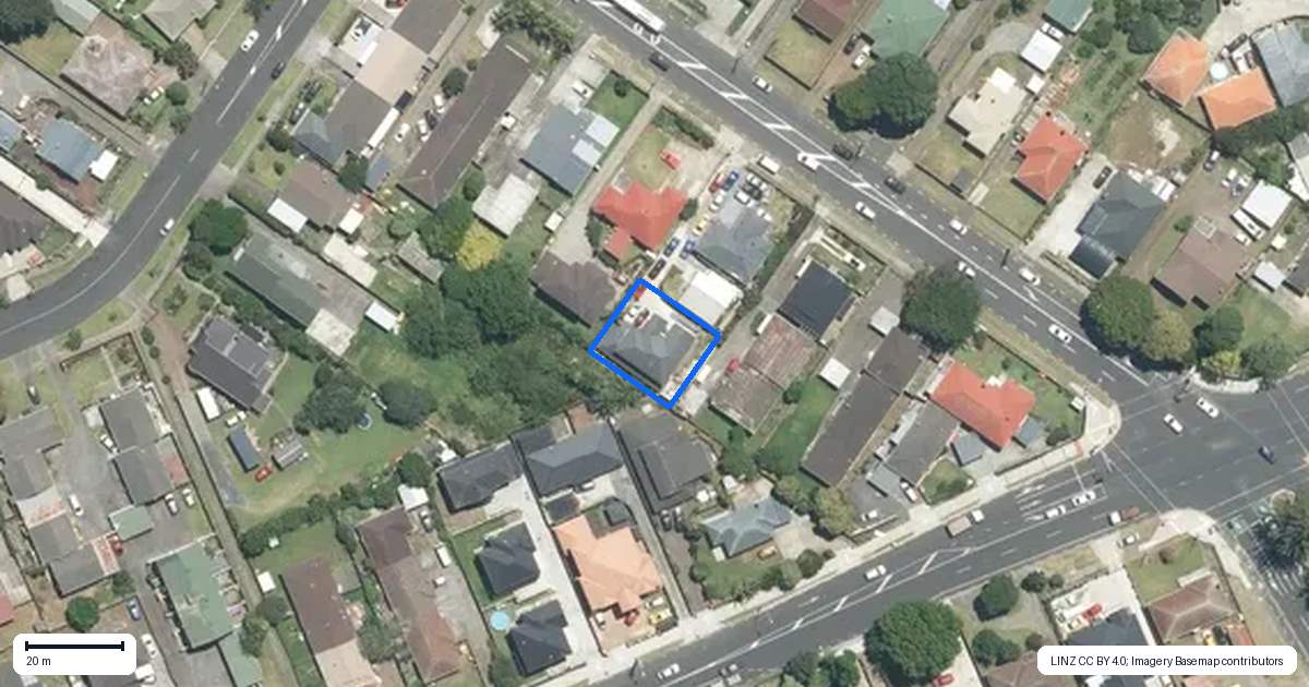 Property context map for 135B Carruth Road, Papatoetoe, Auckland