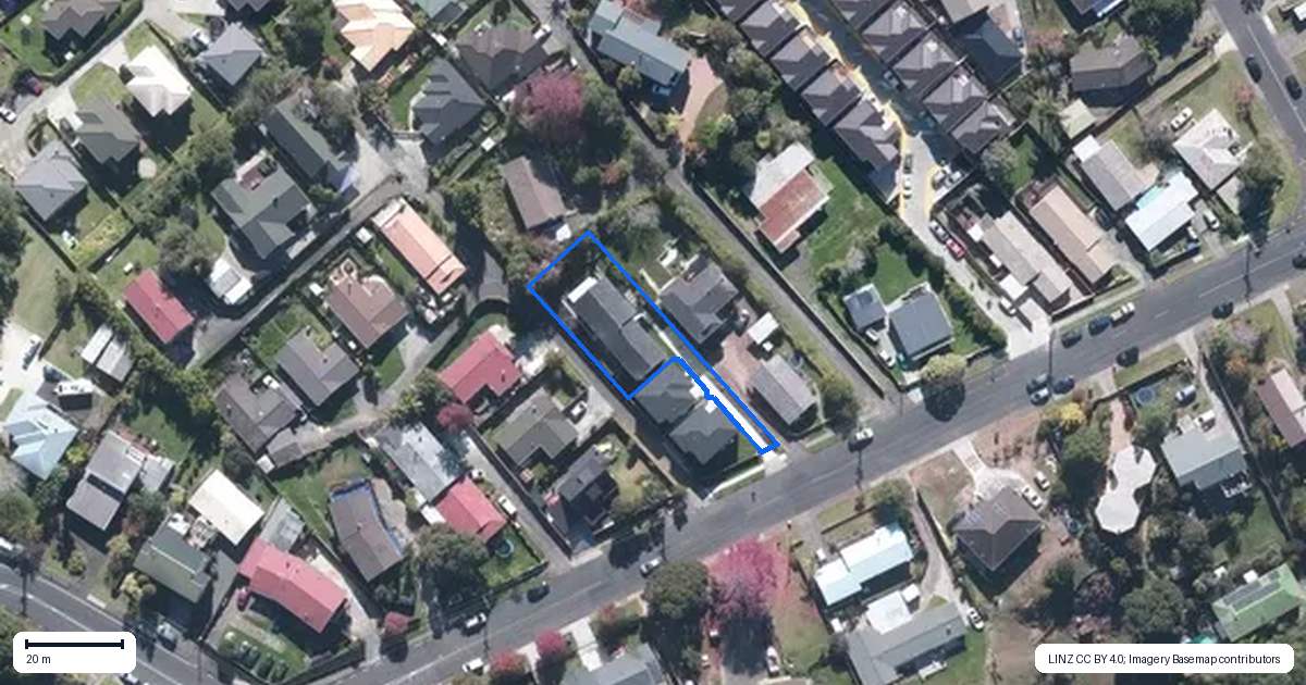 Property context map for 110 Colwill Road, Massey, Auckland