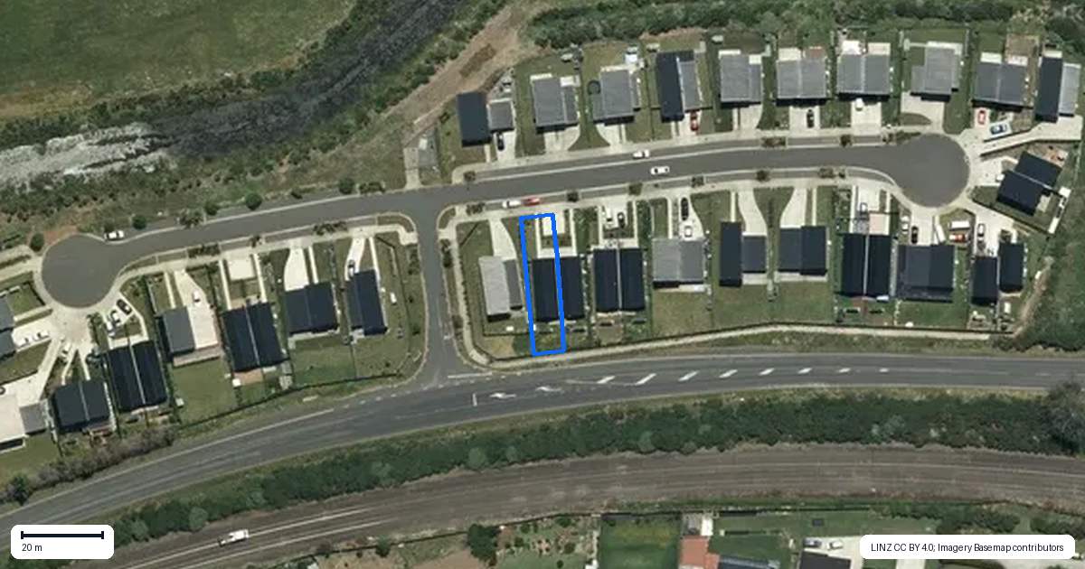 Property context map for 4 Waikaha Street, Pokeno