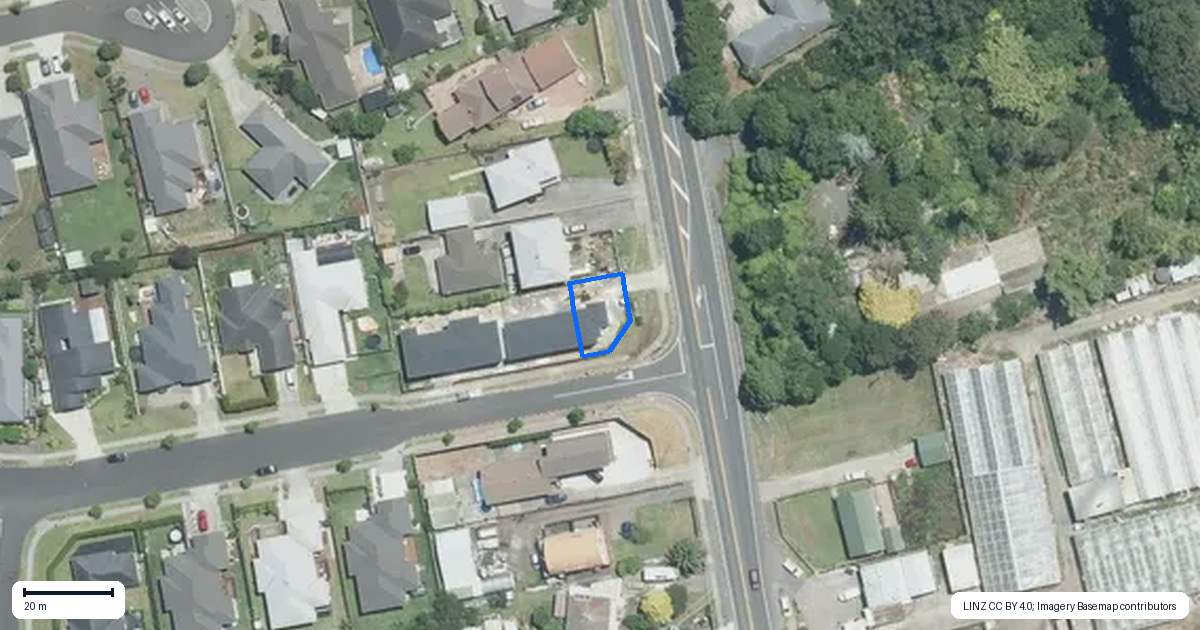 Property context map for 559A Great South Road, Rosehill, Papakura