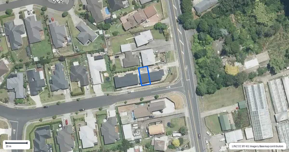 Property context map for 559C Great South Road, Rosehill, Papakura