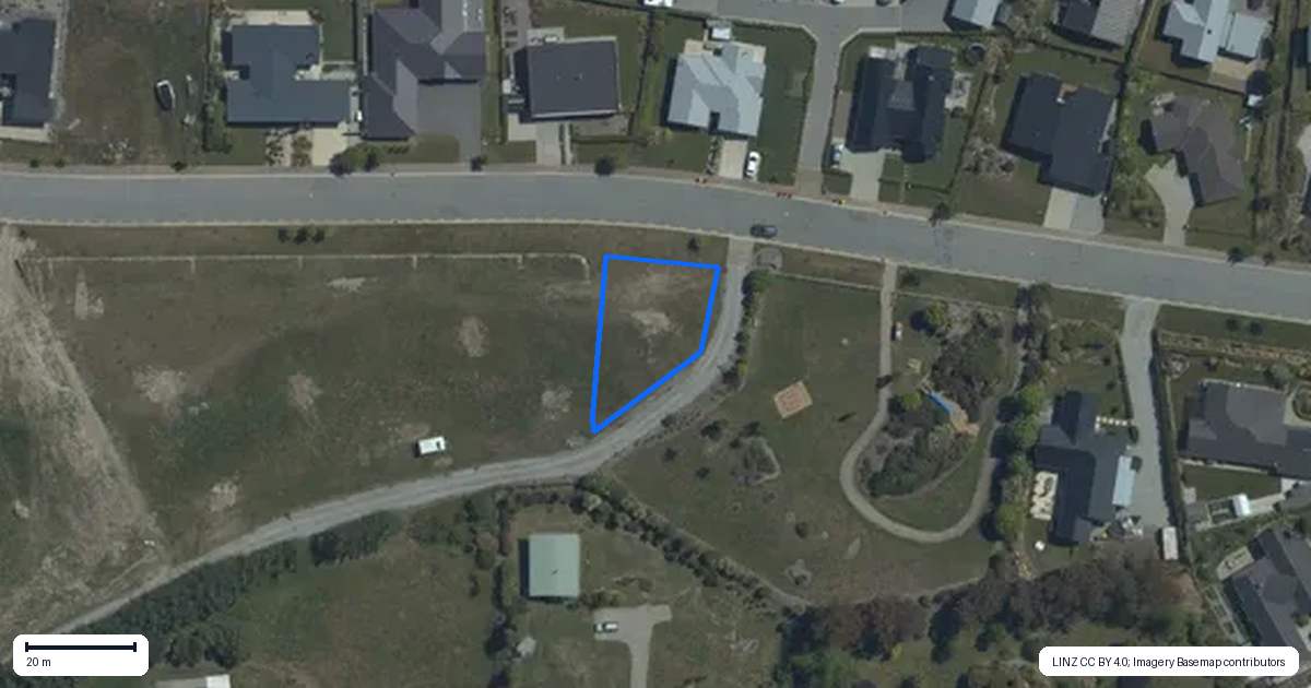 Property context map for 57 West Meadows Drive, Wanaka