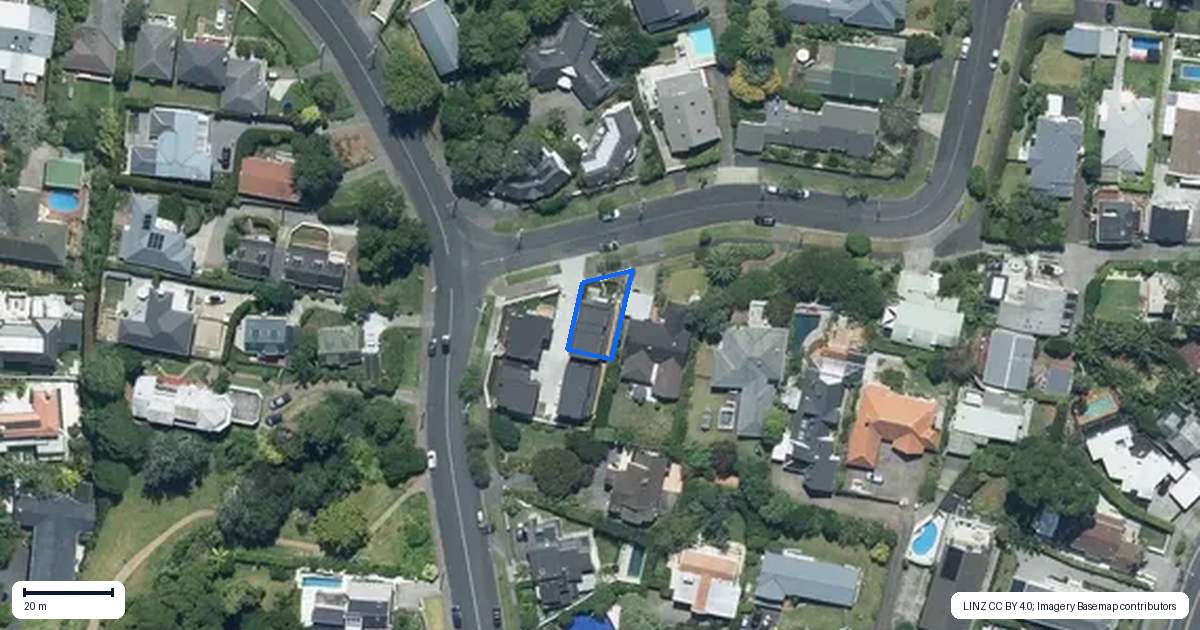 Property context map for 1A Lingarth Street, Remuera, Auckland