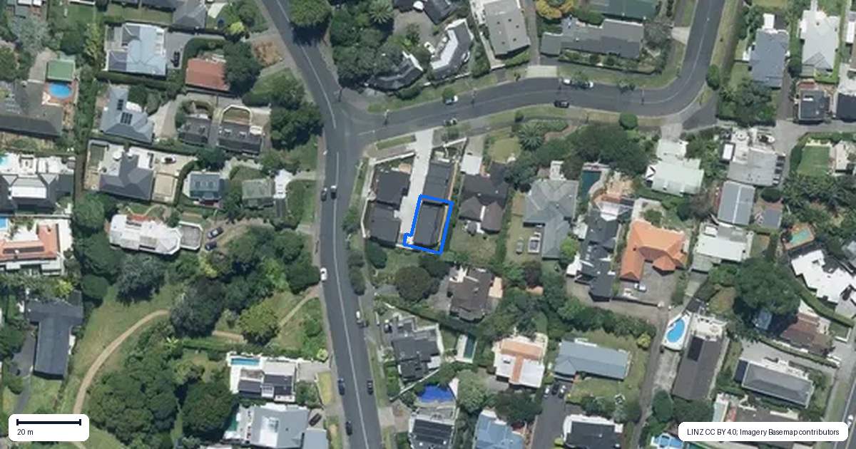 Property context map for 1B Lingarth Street, Remuera, Auckland