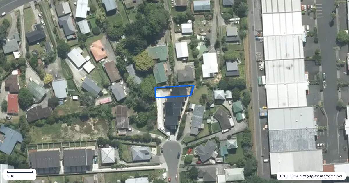 Property context map for 31E Ludlow Terrace, Totara Vale, Auckland