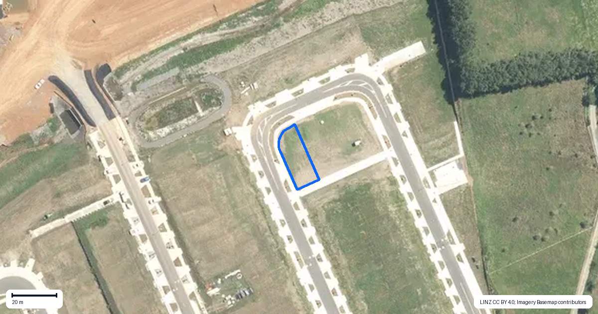 Property context map for 22 Oopunga Road, Pukekohe