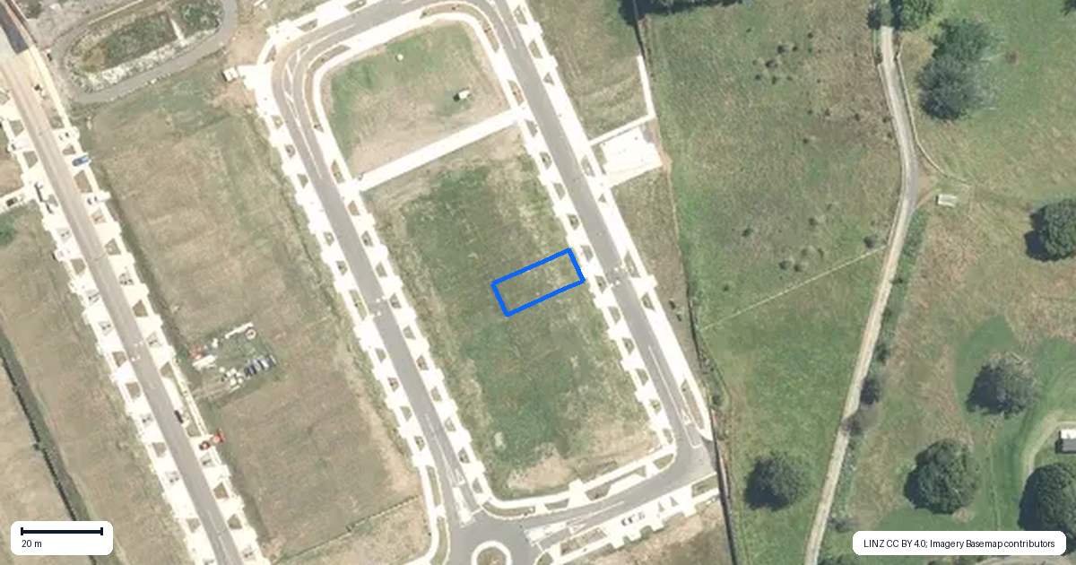 Property context map for 38 Oopunga Road, Pukekohe