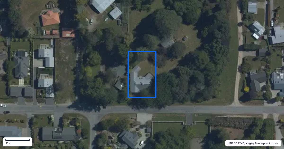 Property context map for 41 Eely Point Road, Wanaka