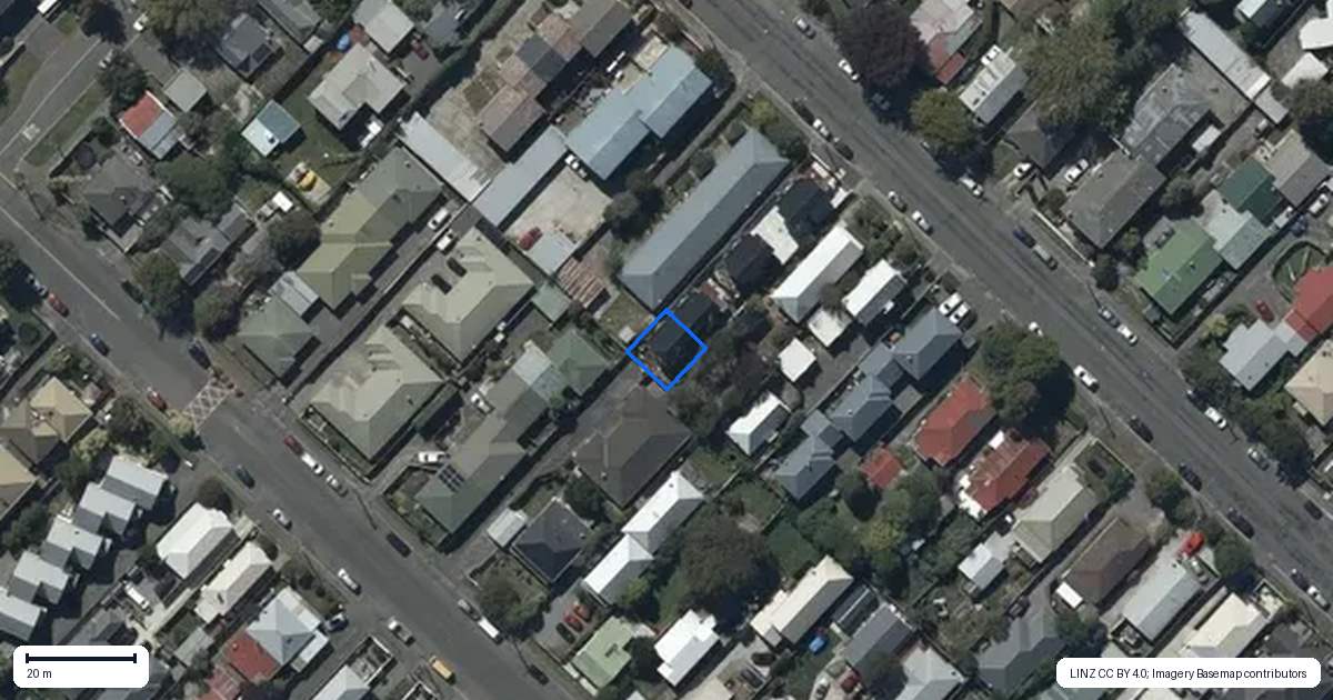 Property context map for 4/128 Huxley Street, Sydenham, Christchurch