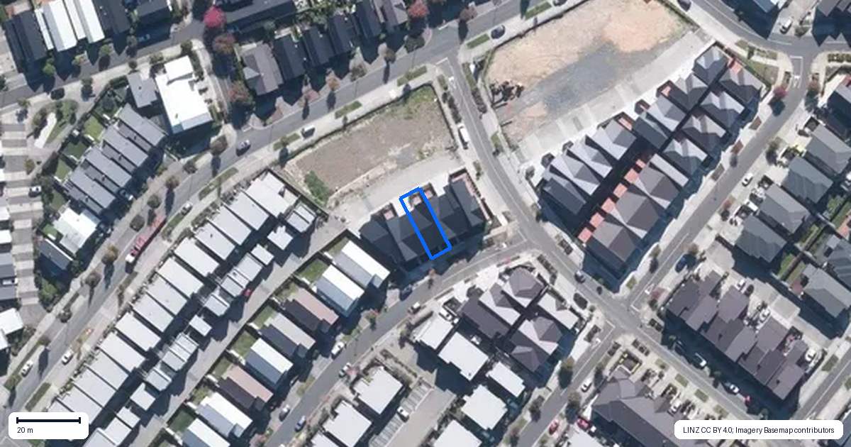 Property context map for 1B Autumn Blaze Street, Hobsonville, Auckland