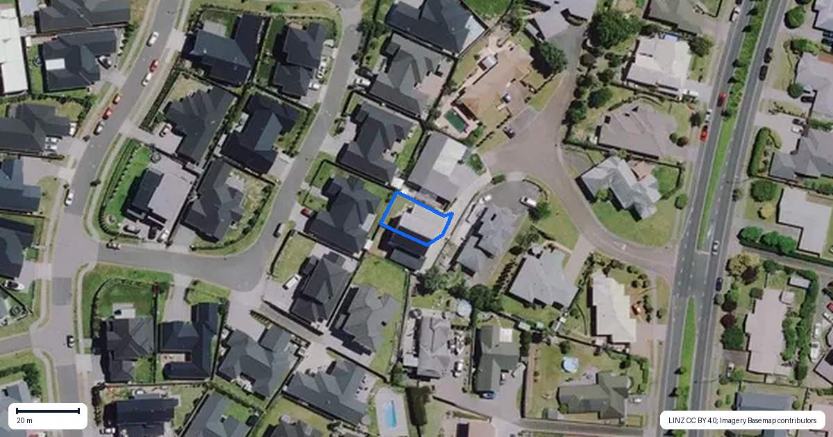 Property context map for 1/9 Calypso Rise, Flagstaff, Hamilton
