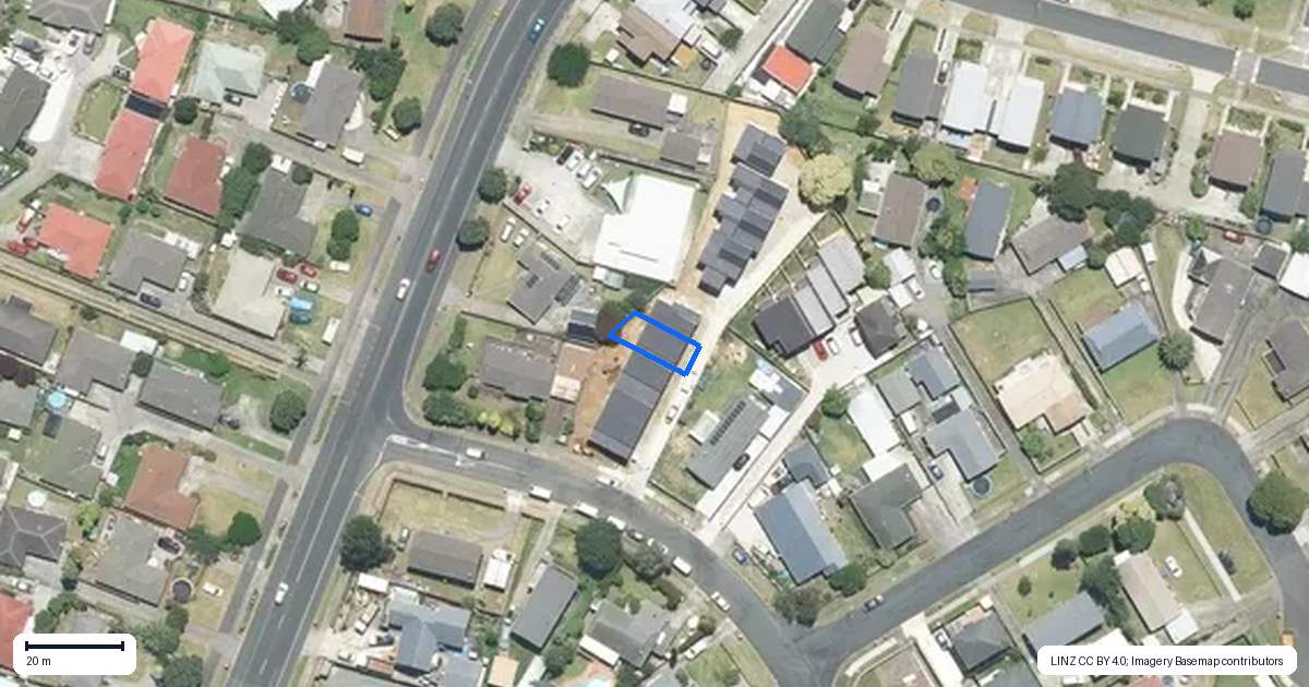 Property context map for 4D Becker Drive, Weymouth, Auckland