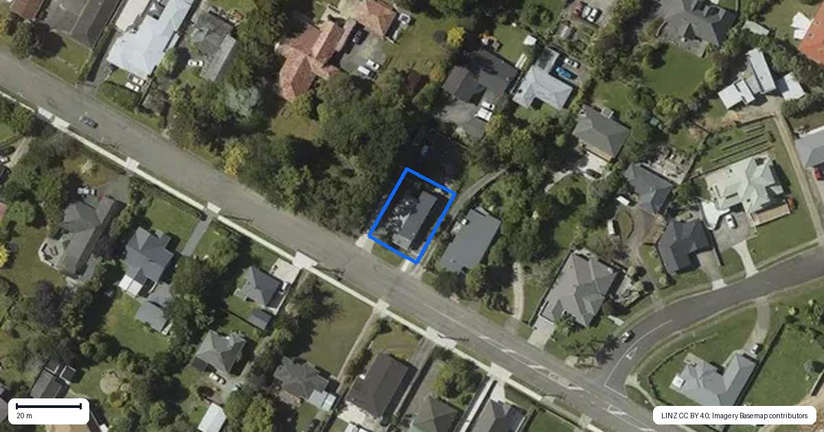 Property context map for 42A Kawiu Road, Levin