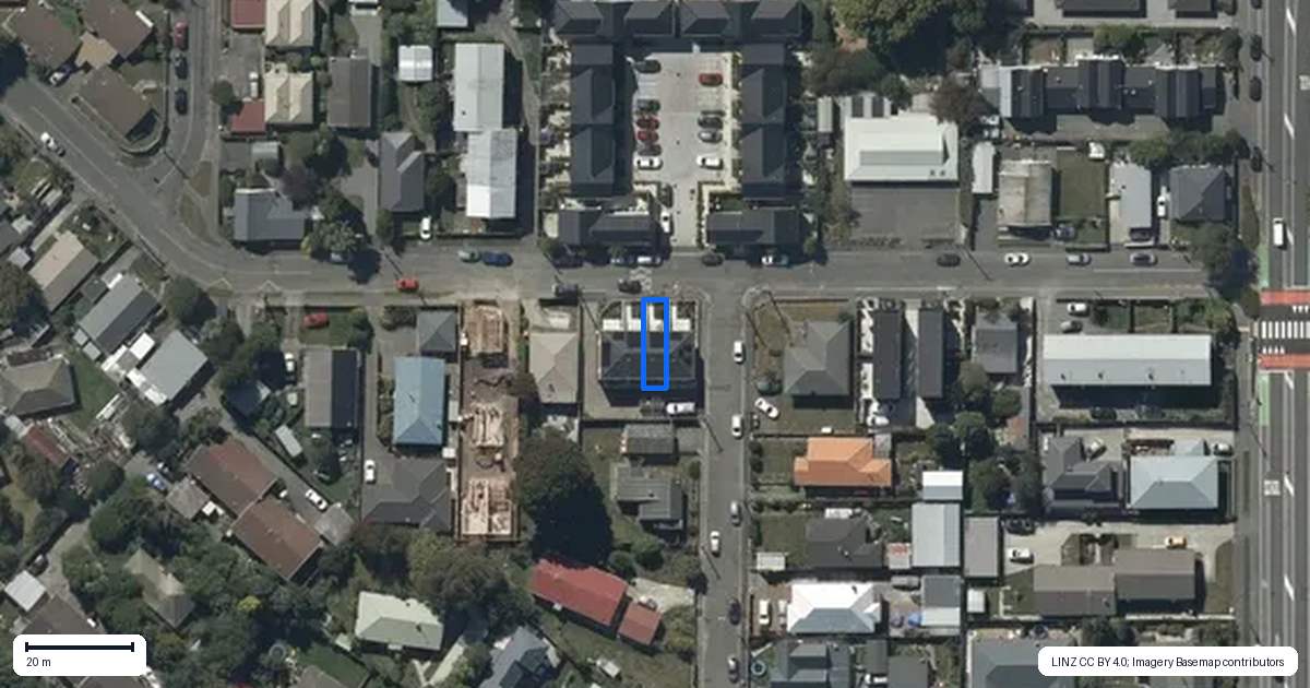 Property context map for 3/30 Hargest Crescent, Sydenham, Christchurch