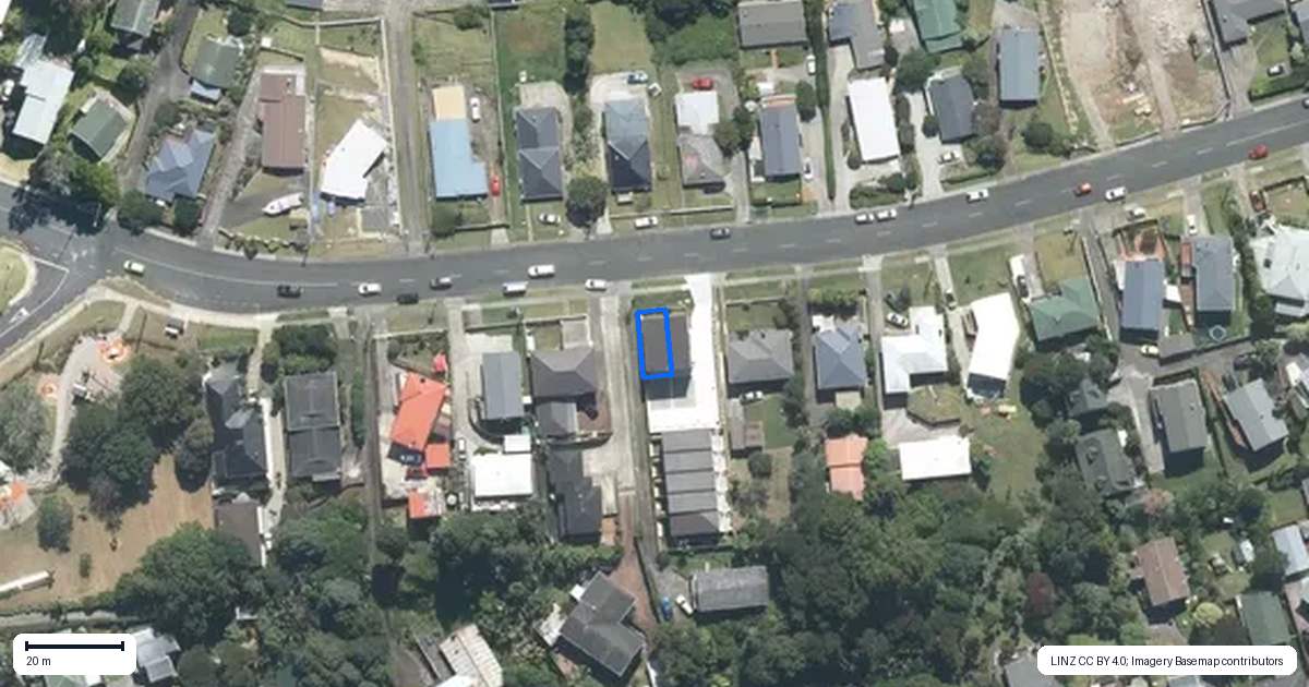 Property context map for 2/24 Seaview Road, Glenfield, Auckland