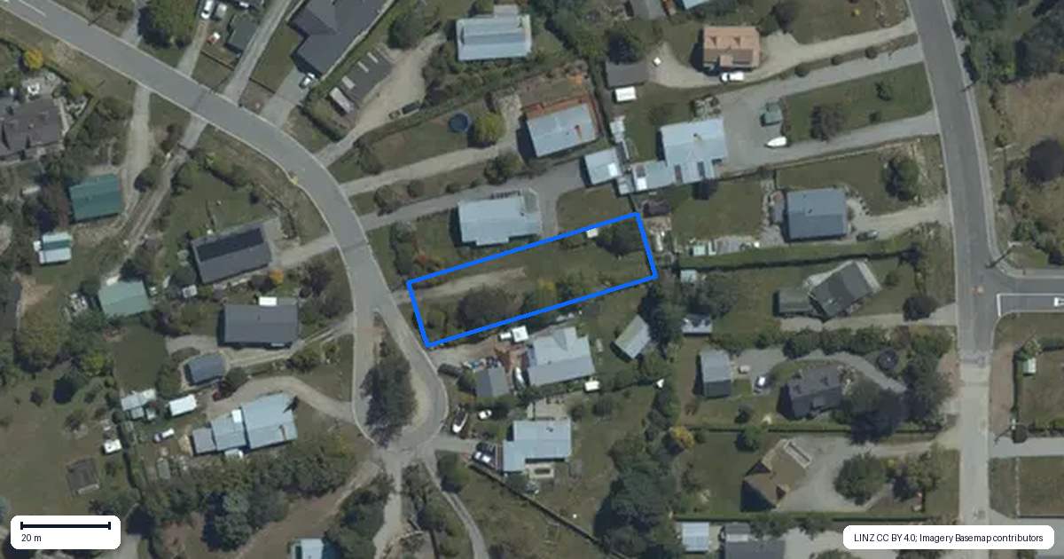 Property context map for 26 Elizabeth Street, Lake Hawea