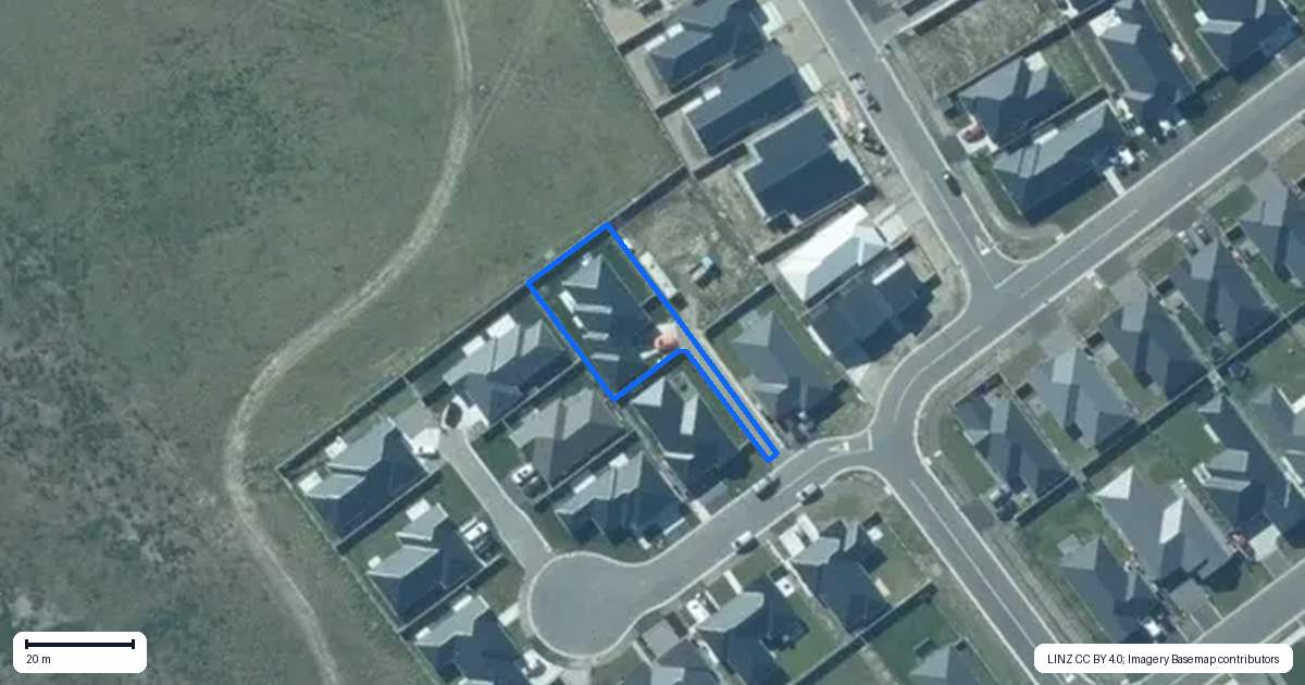 Property context map for 6 Lacuna Place, Rolleston
