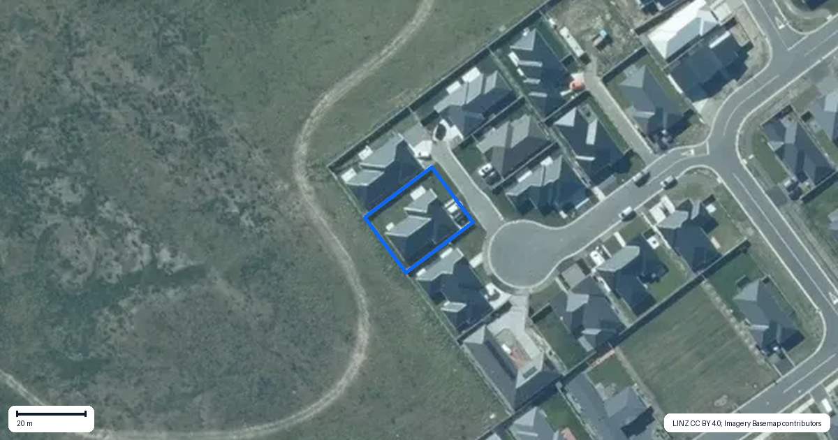 Property context map for 18 Lacuna Place, Rolleston