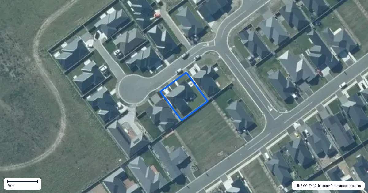 Property context map for 3 Lacuna Place, Rolleston