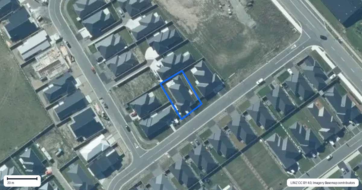Property context map for 16 Nirmal Way, Rolleston