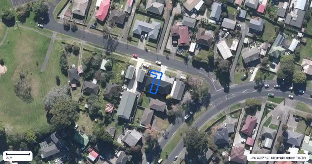Property context map for 2C Bittern Place, Henderson, Auckland