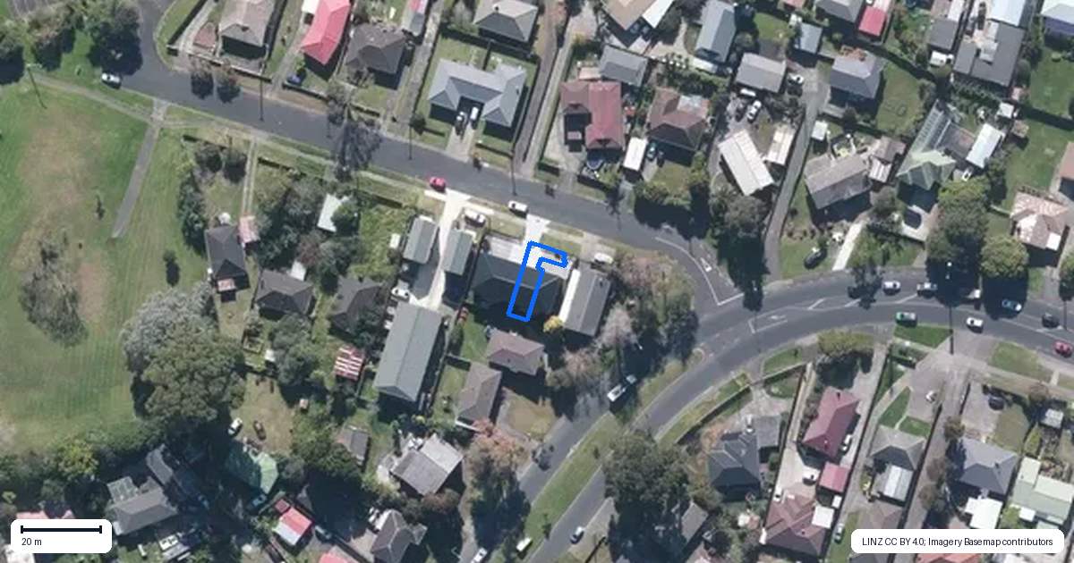 Property context map for 2B Bittern Place, Henderson, Auckland