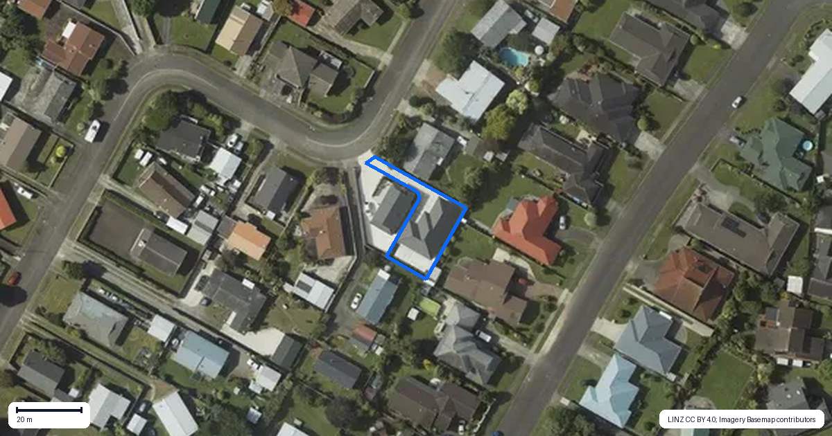 Property context map for 34A Rimu Street, Levin