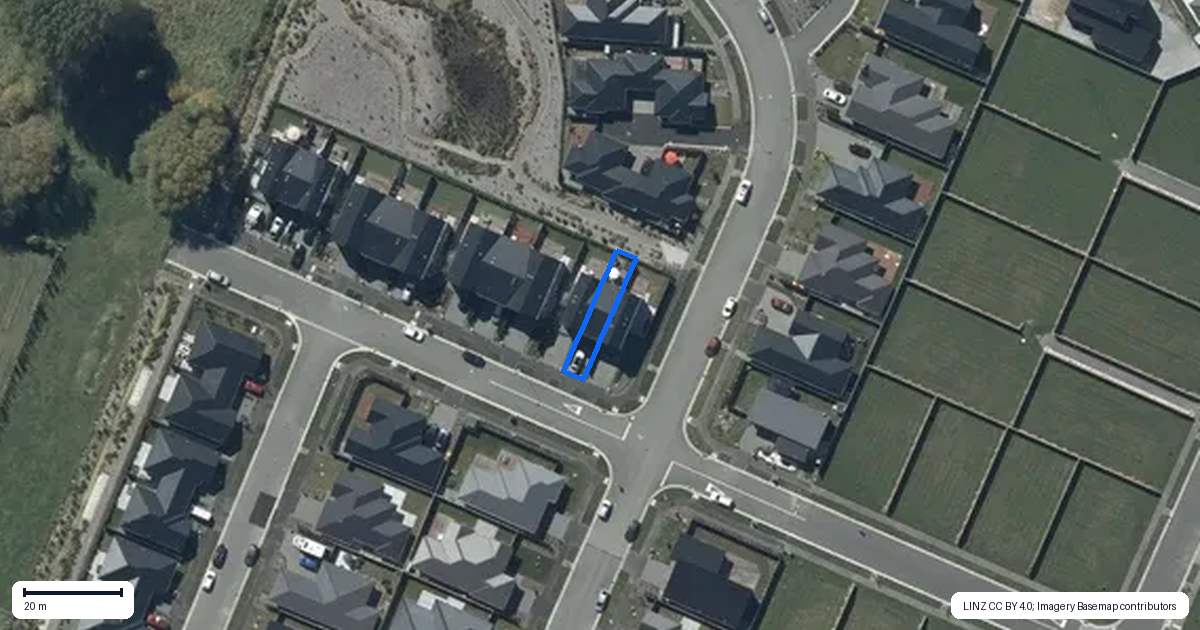 Property context map for 71 Mardyke Street, Halswell, Christchurch