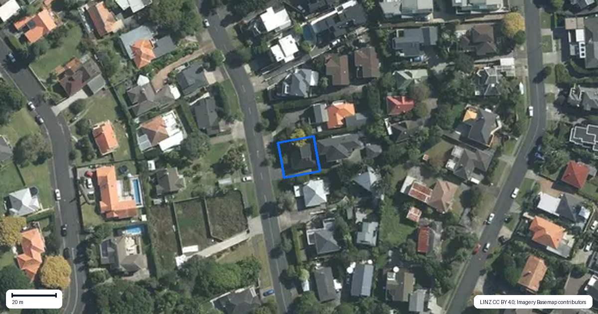 Property context map for 76A Reihana Street, Orakei, Auckland