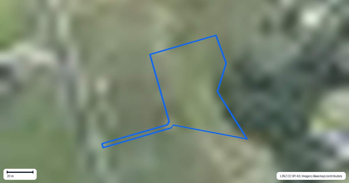Property context map for 40 Opoia Drive, Awhitu