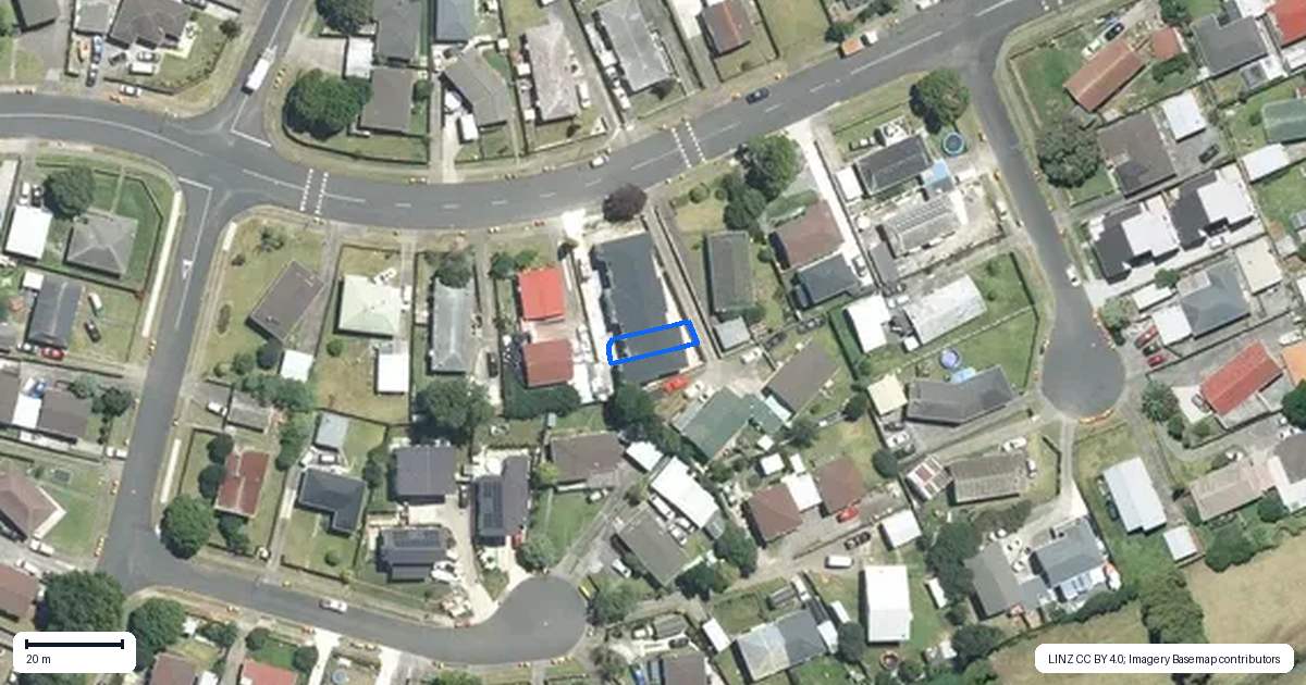 Property context map for 14D Sharland Avenue, Manurewa, Auckland