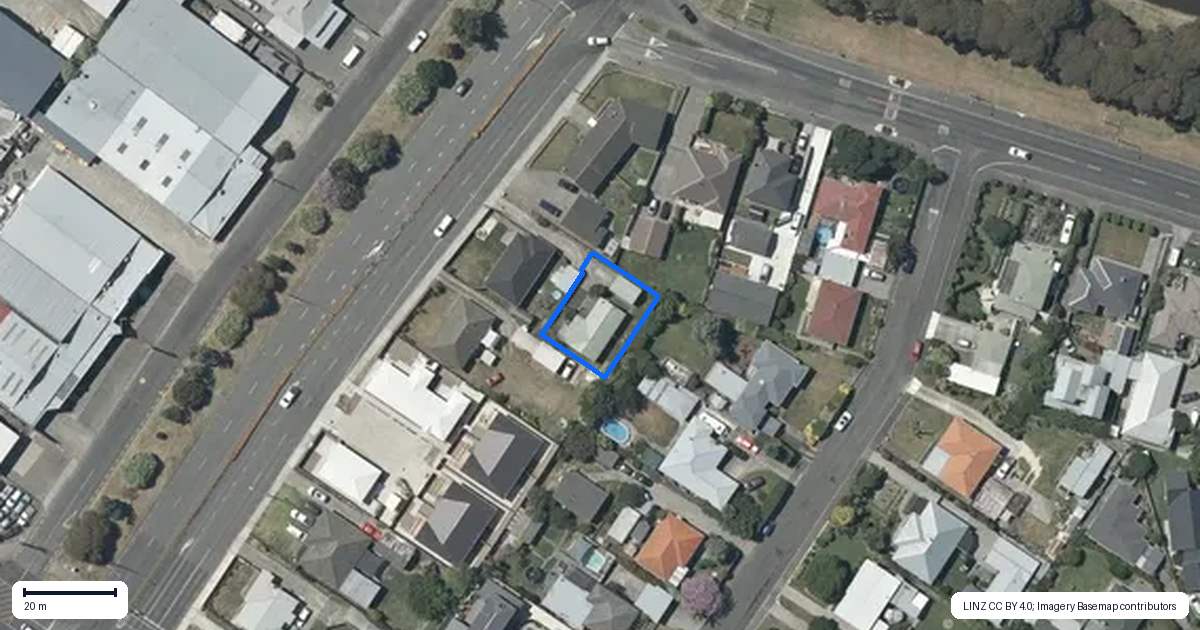 Property context map for 55A Taradale Road, Onekawa, Napier