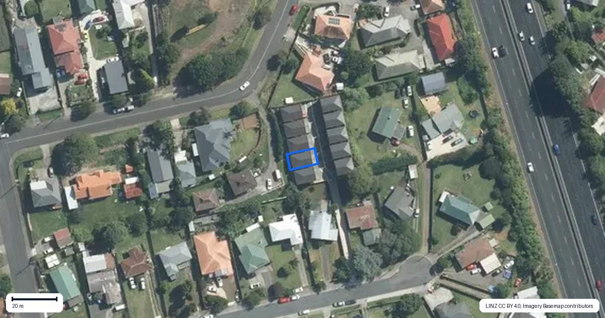Property context map for 7/19 Kotahi Road, Mount Wellington, Auckland