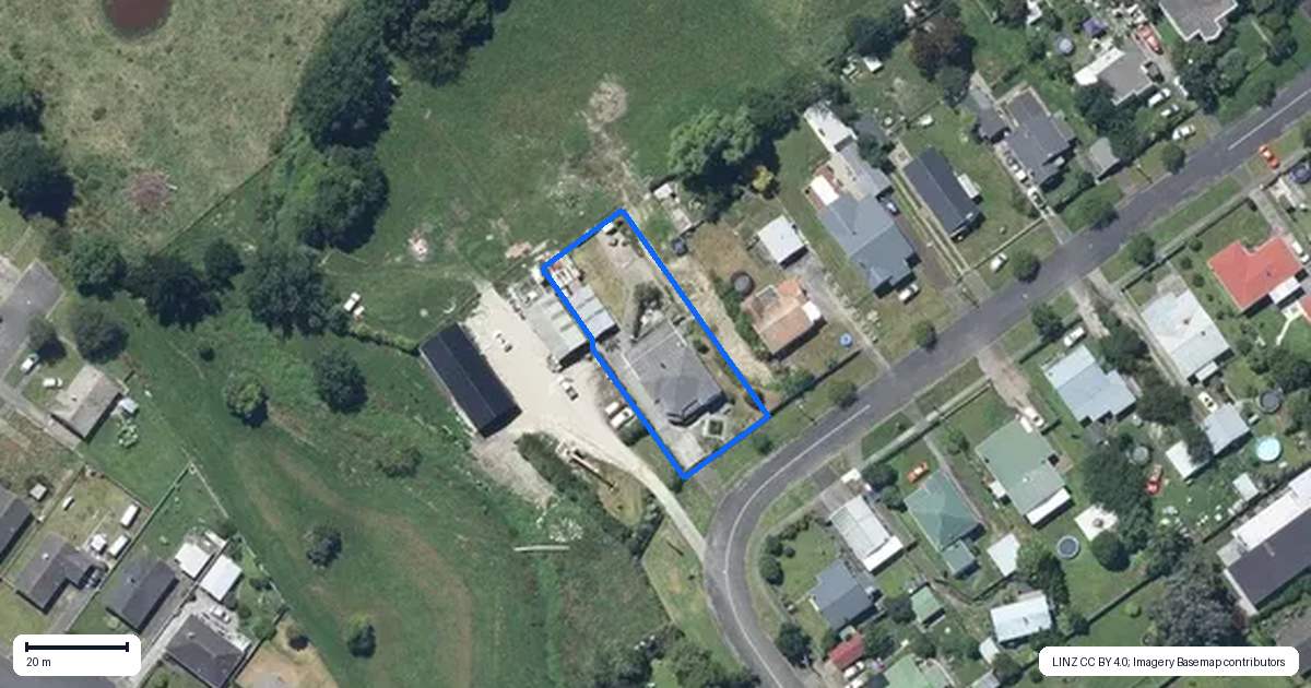 Property context map for 1 Arran Place, Aramoho, Whanganui