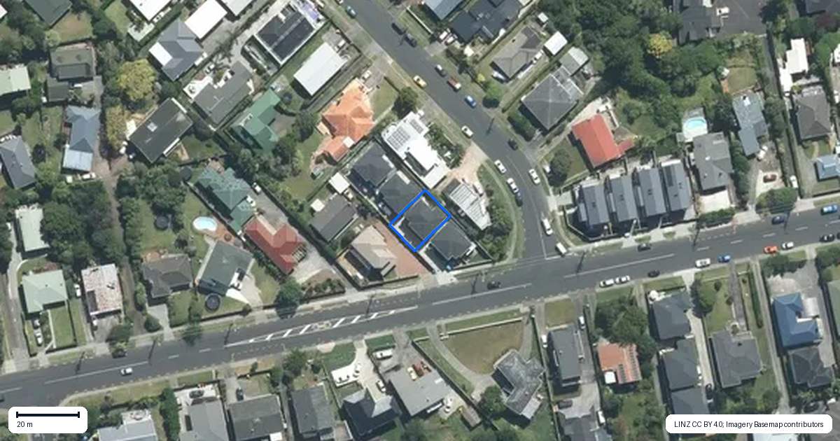 Property context map for 106B Coronation Road, Hillcrest, Auckland