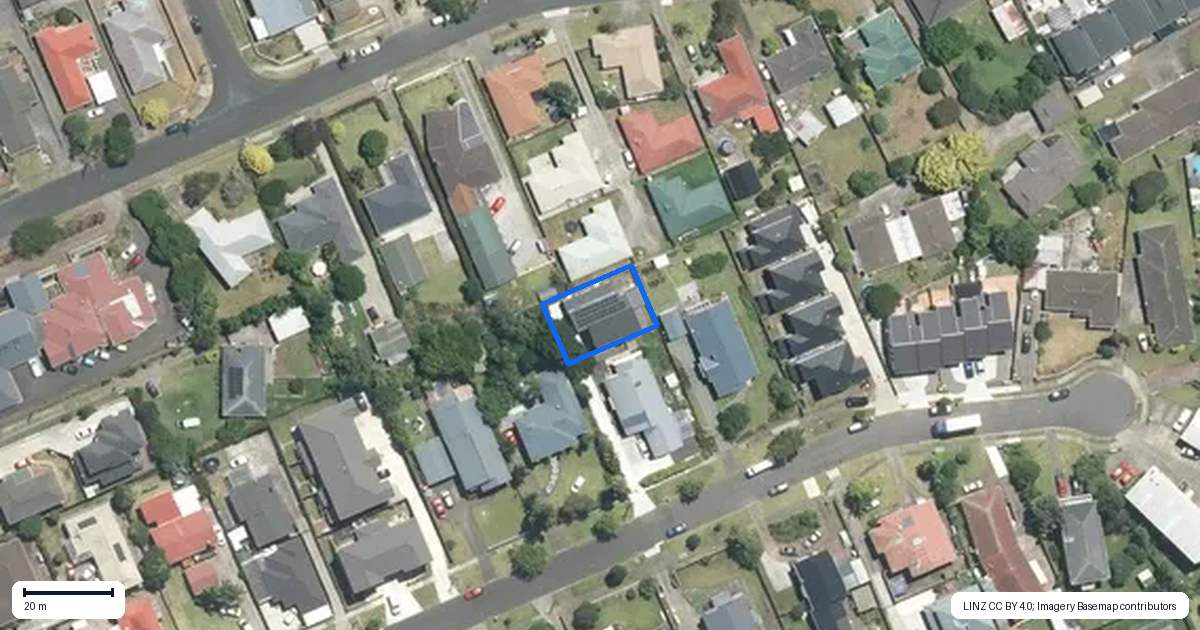 Property context map for 18A Grande Vue Road, Papatoetoe, Auckland