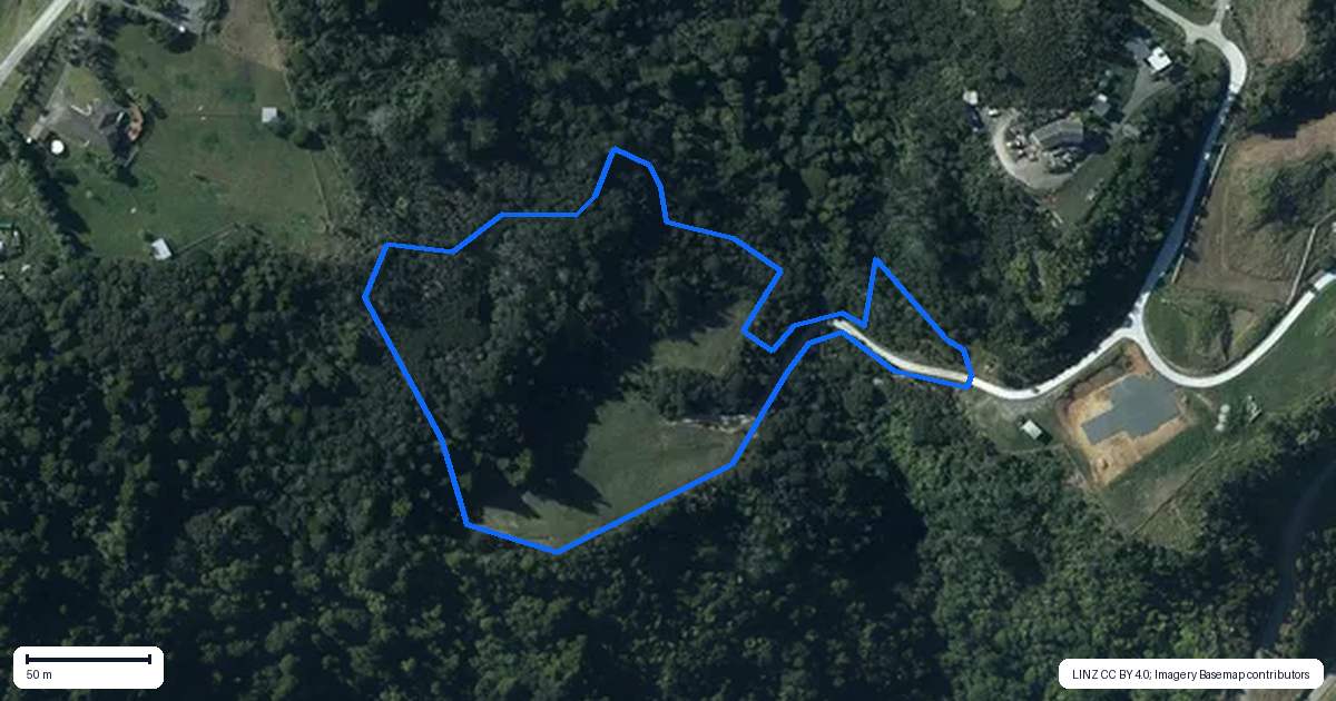 Property context map for 183A Govan Wilson Road, Whangaripo, Wellsford
