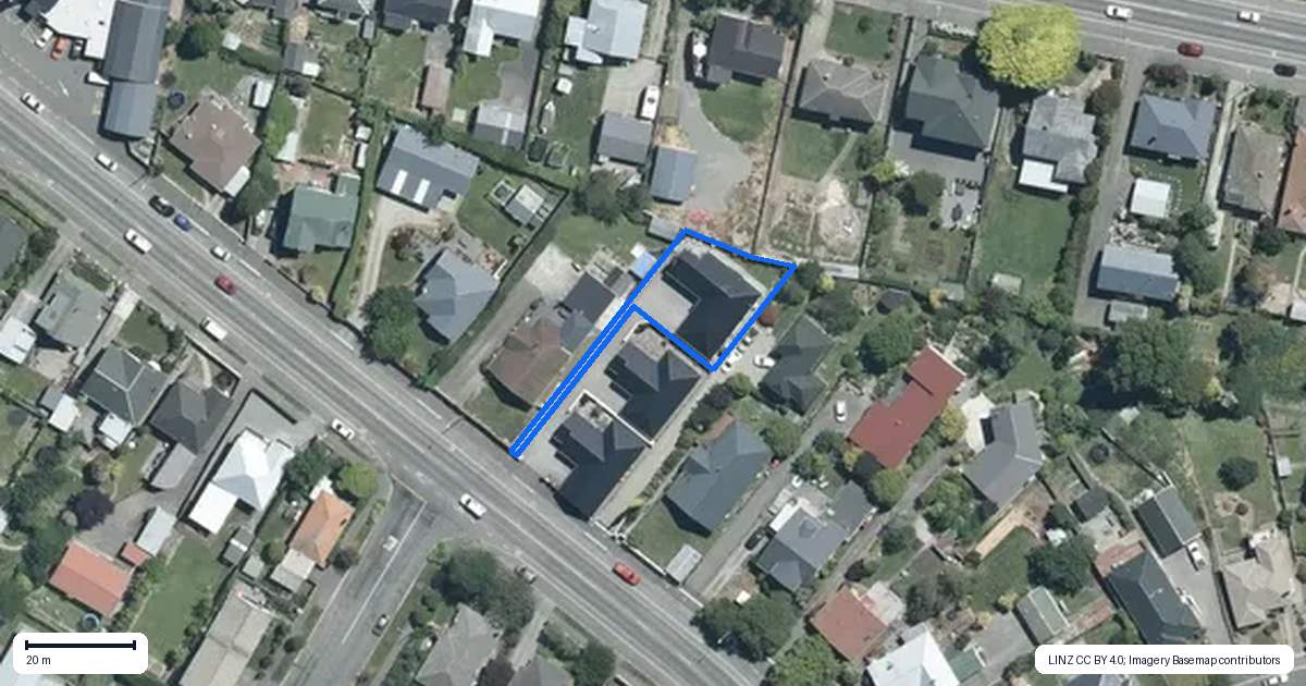 Property context map for 279B Otipua Road, Highfield, Timaru