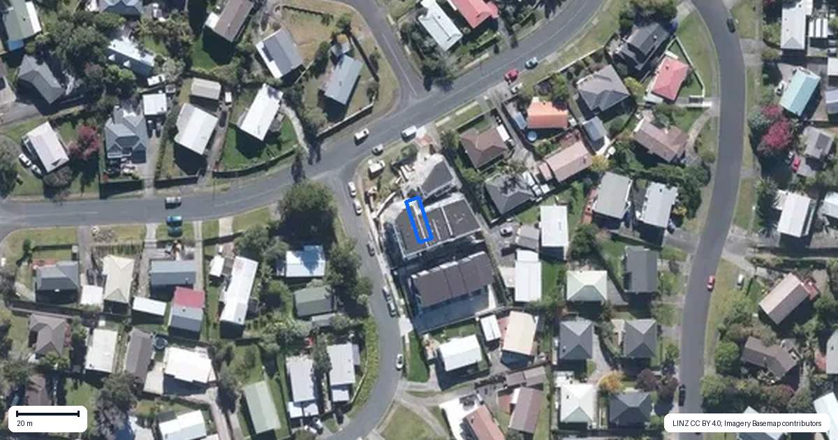 Property context map for 3/2 Flaunty Place, West Harbour, Auckland